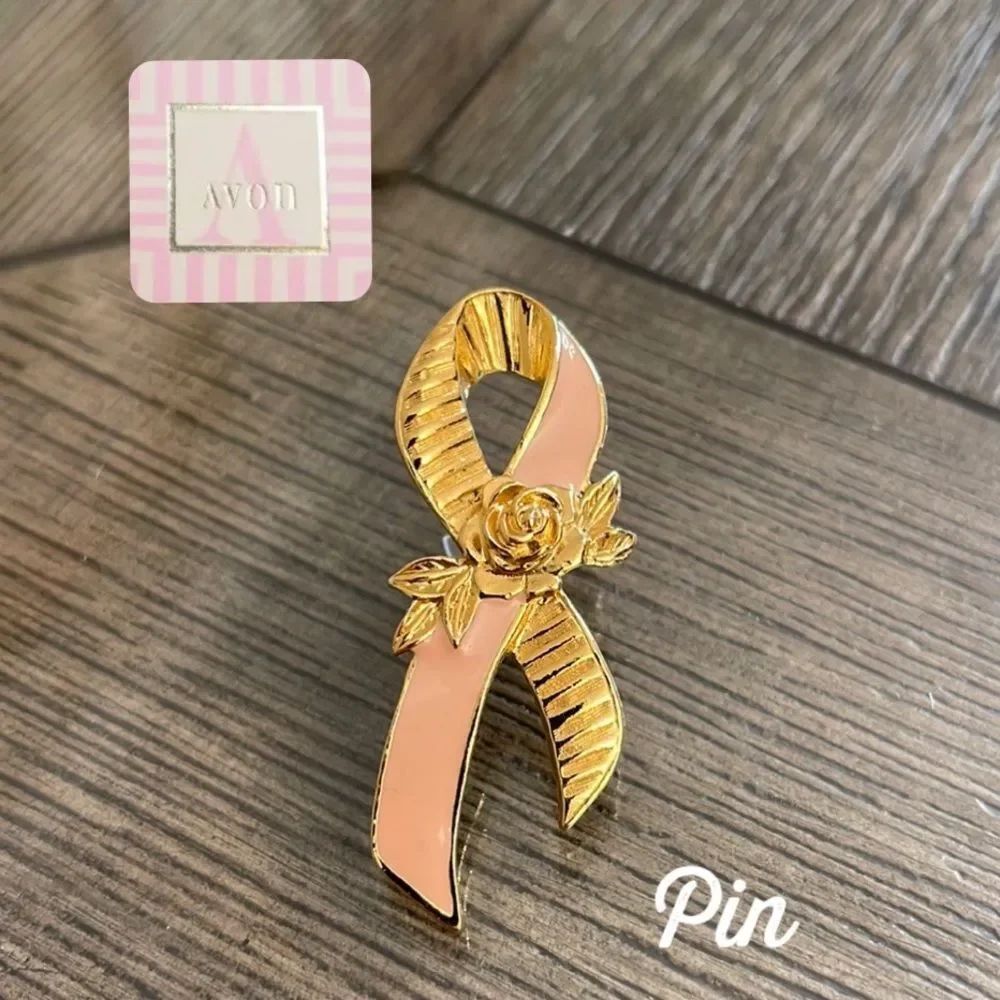 Vintage AVON Breast Cancer Ribbon Pin